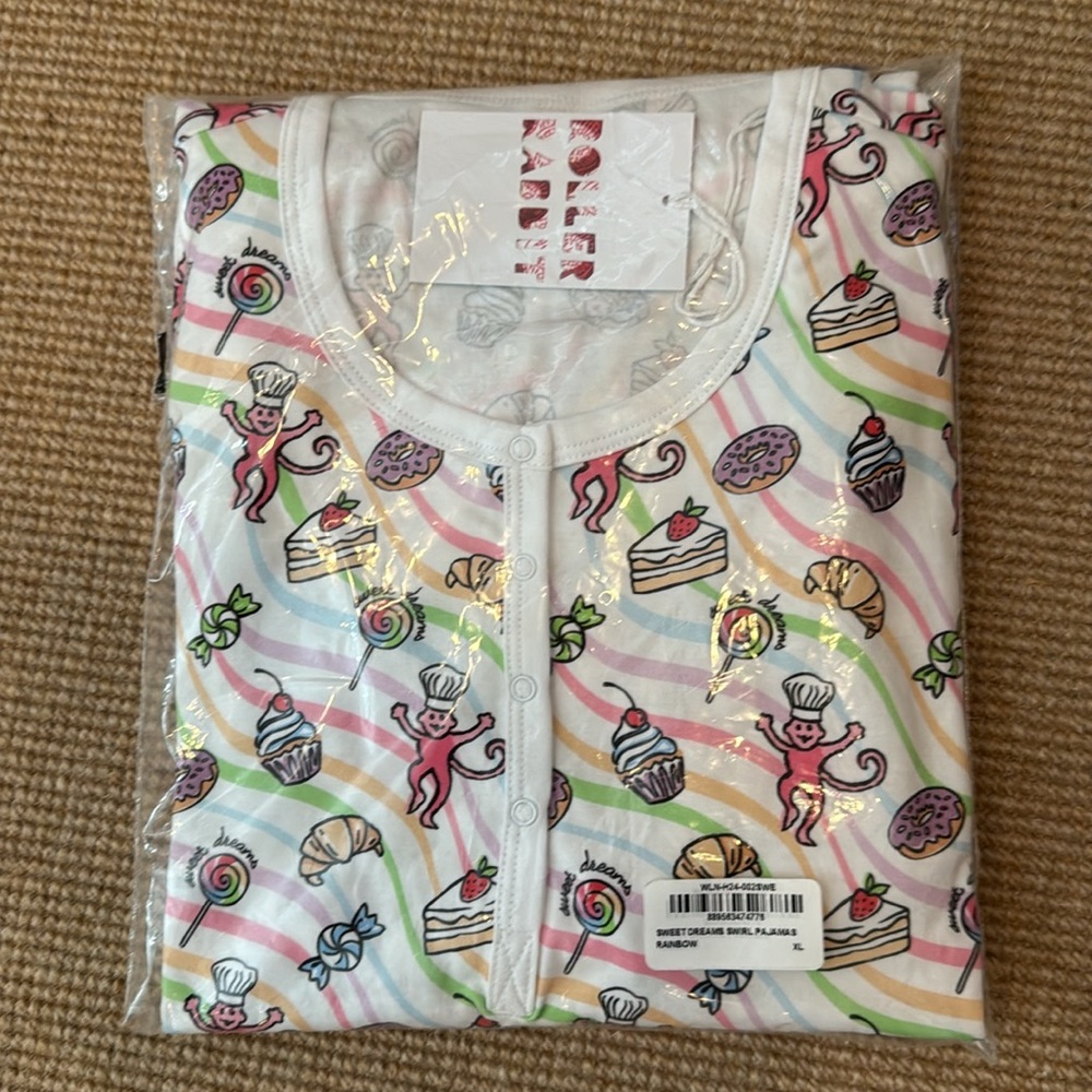 ROLLER RABBIT Sweet Dreams Swirl Pajamas